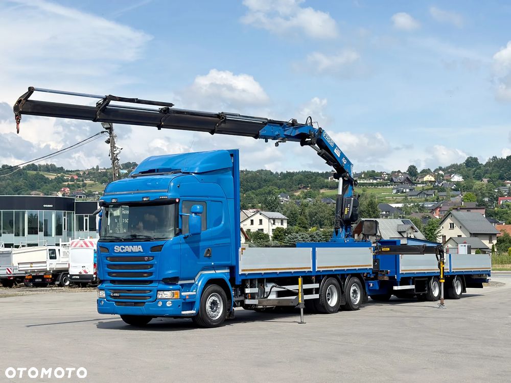 Scania R 450 * SKRZYNIA 6,60 m + FASSI F365 RA + PILOT + PRZYCZEPA - 2