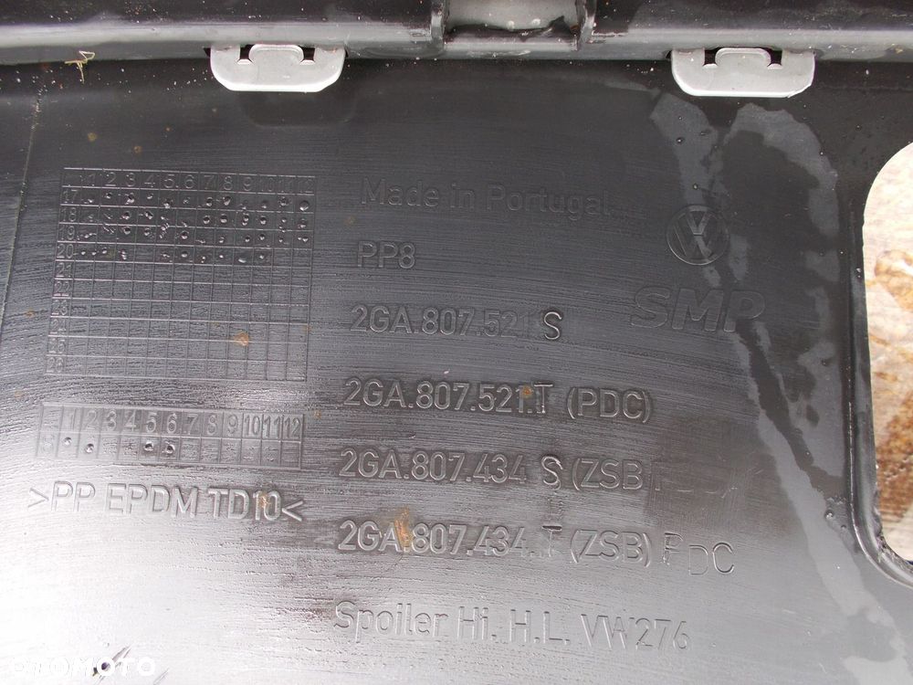 VW T-ROC 17-21 2GA807421D 2GA807521T ZDERZAK TYŁ TYLNY - 6