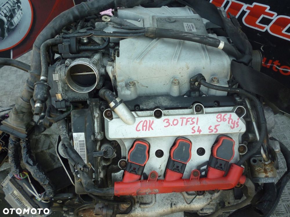 SILNIK KOMPLETNY SWAP AUDI S4 B8 3.0 V6 TFSI CAK CAKA 96 TYS - 2