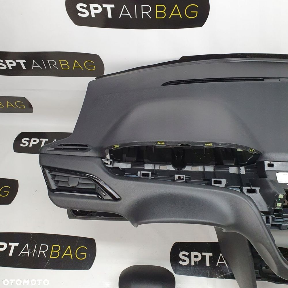 PEUGEOT 208 2008 DESKA ROZDZIELCZA KONSOLA KOKPIT PULPIT PODUSZKI AIRBAG AIR BAG PASY KIT SET - 2