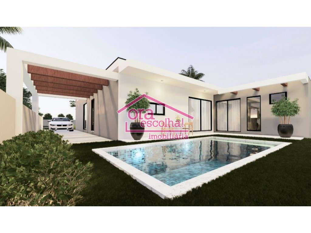 Moradia Isolada Térrea T4 NOVA com PISCINA e Pérgola em Pinhal do G... - Grande imagem: 3/4