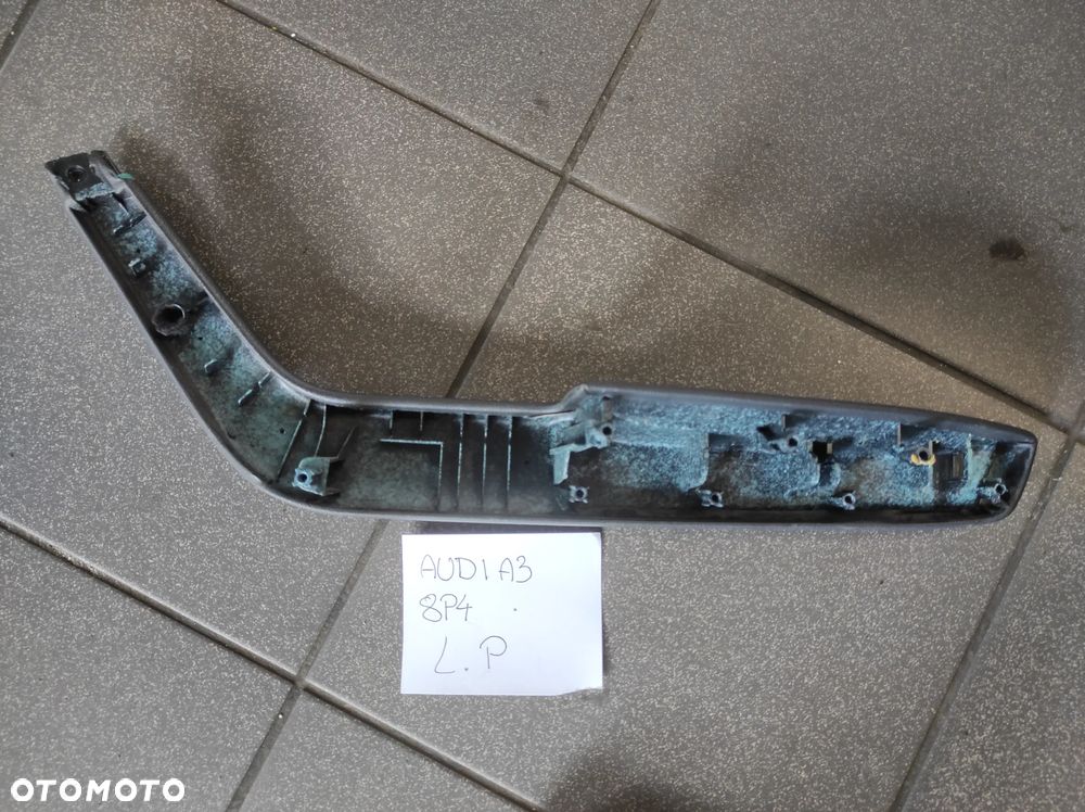 PODŁOKIETNIK DRZWI BOCZKA RĄCZKA LEWA LEWY AUDI A3 8P 5 DRZWI 8P4 WYSYŁKA !!!!! - 2
