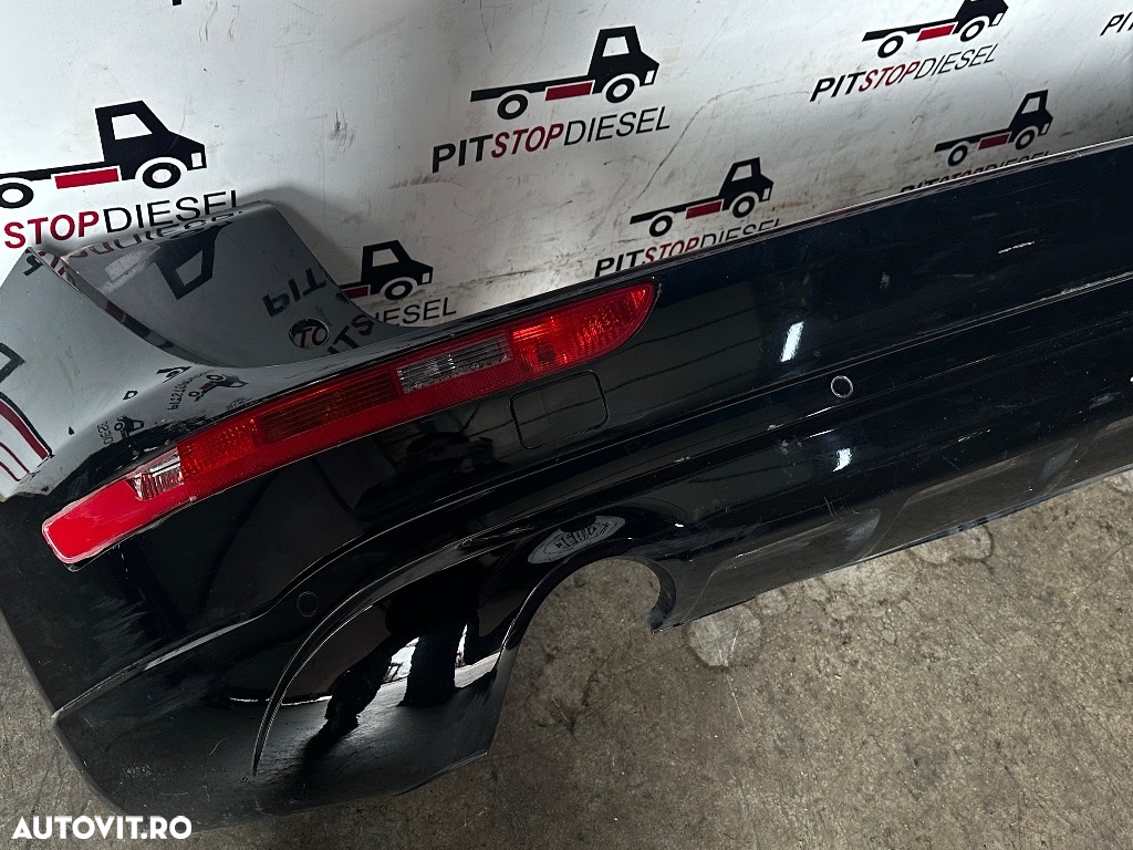 Bara spate AUDI Q5 facelift 8r 2008 2009 2010 2011 2012 2013 2014 2016 pe negru 8R0807385 4 senzori - 3