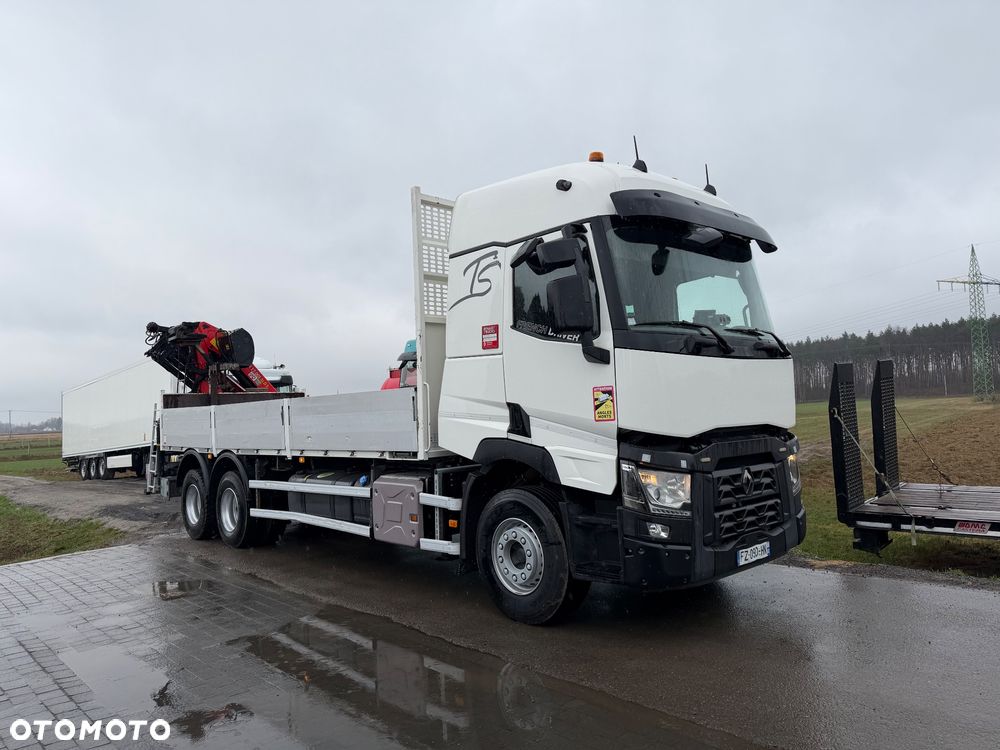 Renault C380 6X2 // SKRZYNIOWY + HDS PALFINGER PK17.001 SLD3 // SUPER STAN - 2