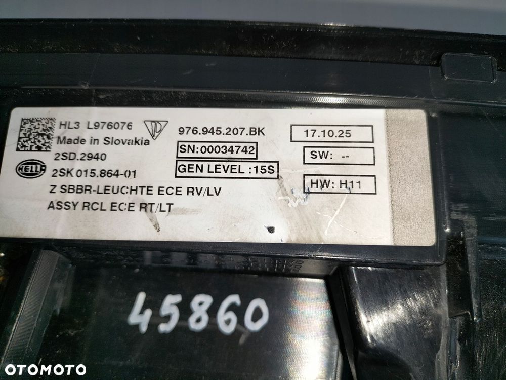 blenda klapy tylnej bagażnika tył porsche panamera iii 24- led - 10