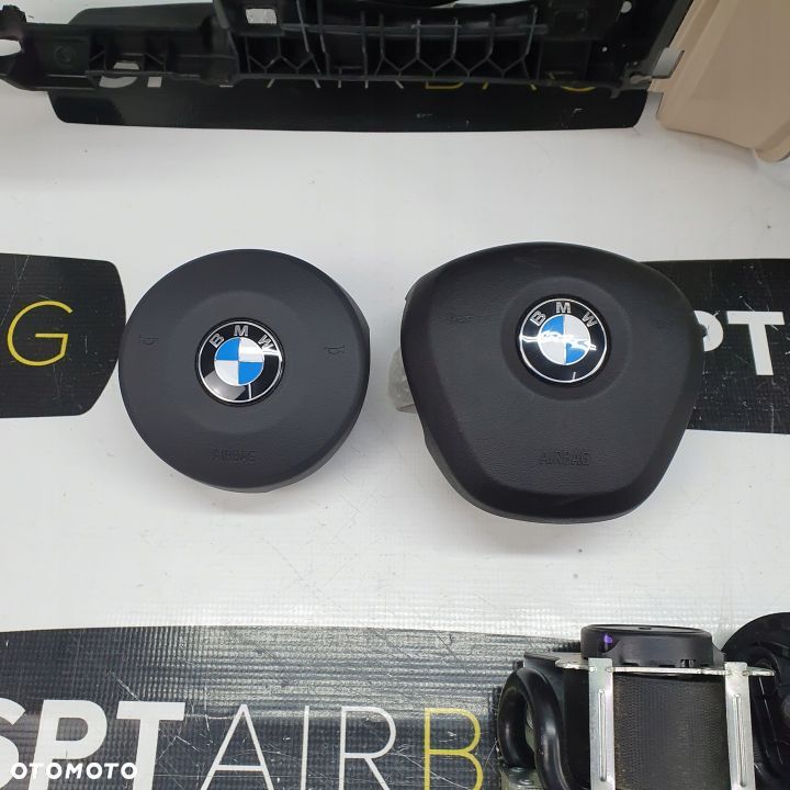 BMW X1 F48 DESKA ROZDZIELCZA KONSOLA KOKPIT PULPIT PODUSZKI AIRBAG AIR BAG PASY KIT SET - 6