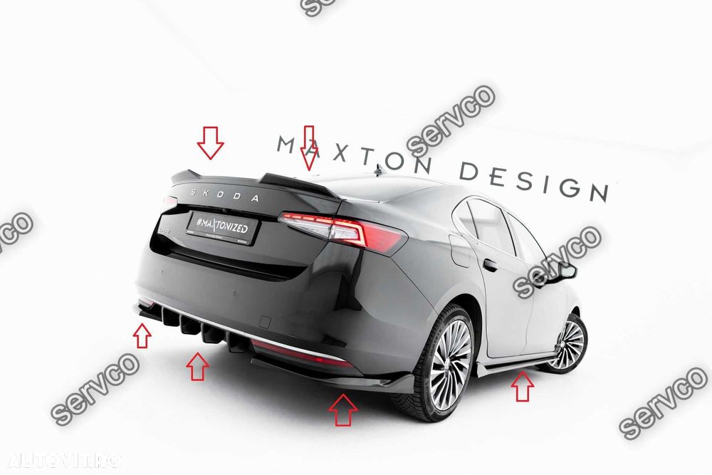 Pachet Body kit tuning Skoda Superb Sedan Mk4 2024- v4 - Maxton Design - 7