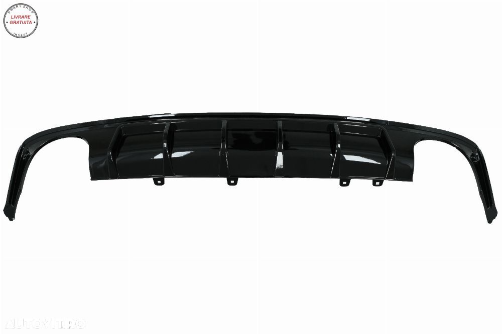 Difuzor Bara Spate si Ornamente Evacuare Audi A6 C8 4K Avant Sedan (2018-up) RS6 D- livrare gratuita - 10