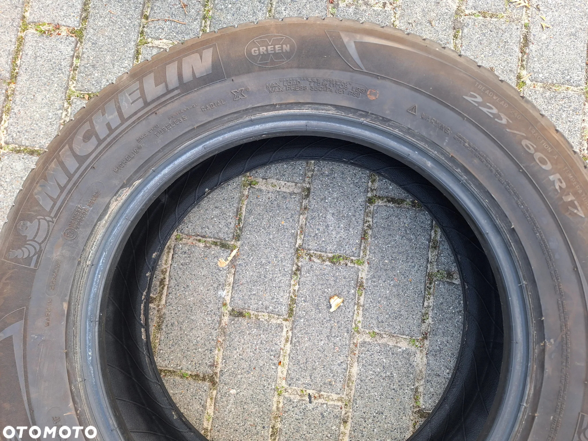 4 szt. opon letnich Michelin primacy 3, rozmiar 225/60/R17, outback - 13