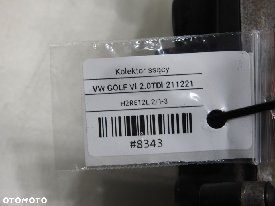 KOLEKTOR SSĄCY VW GOLF VI 2.0 TDI - 8