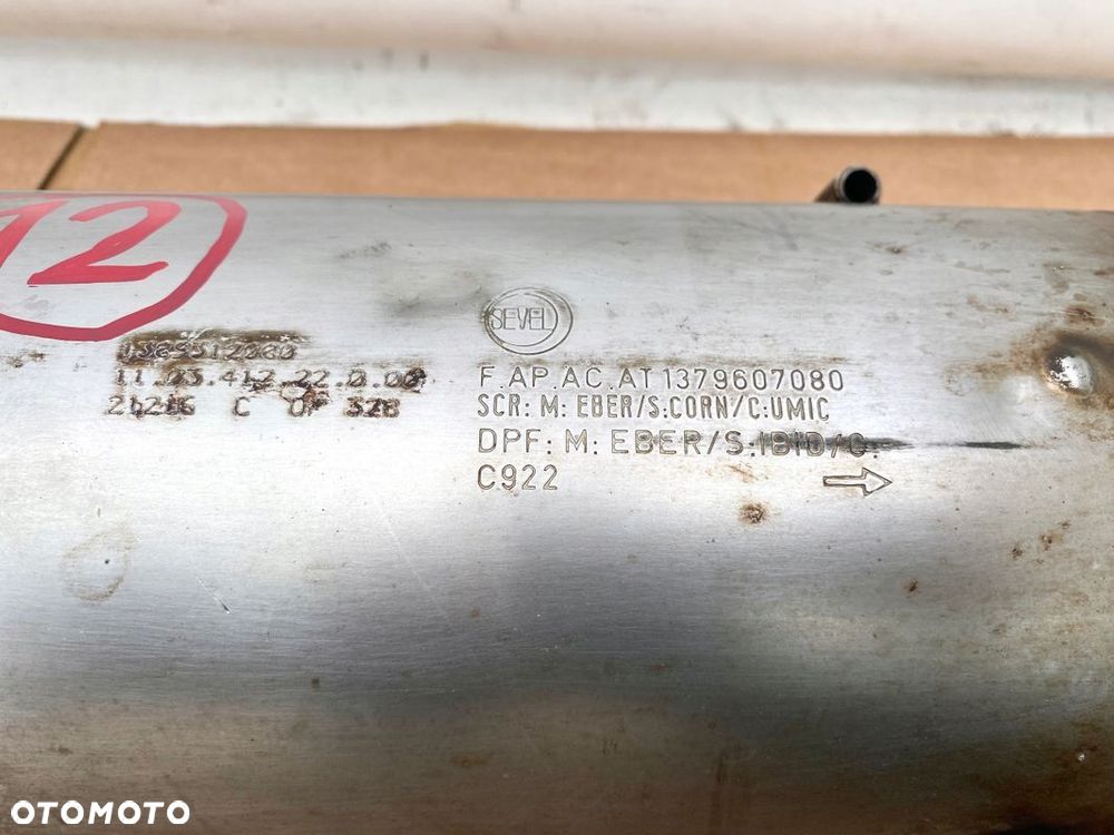 BOXER JUMPER 2.0 B-HDI 16- FILTR CZĄSTEK STAŁYCH DPF FAP EURO 6 KOMPLETNY - 2