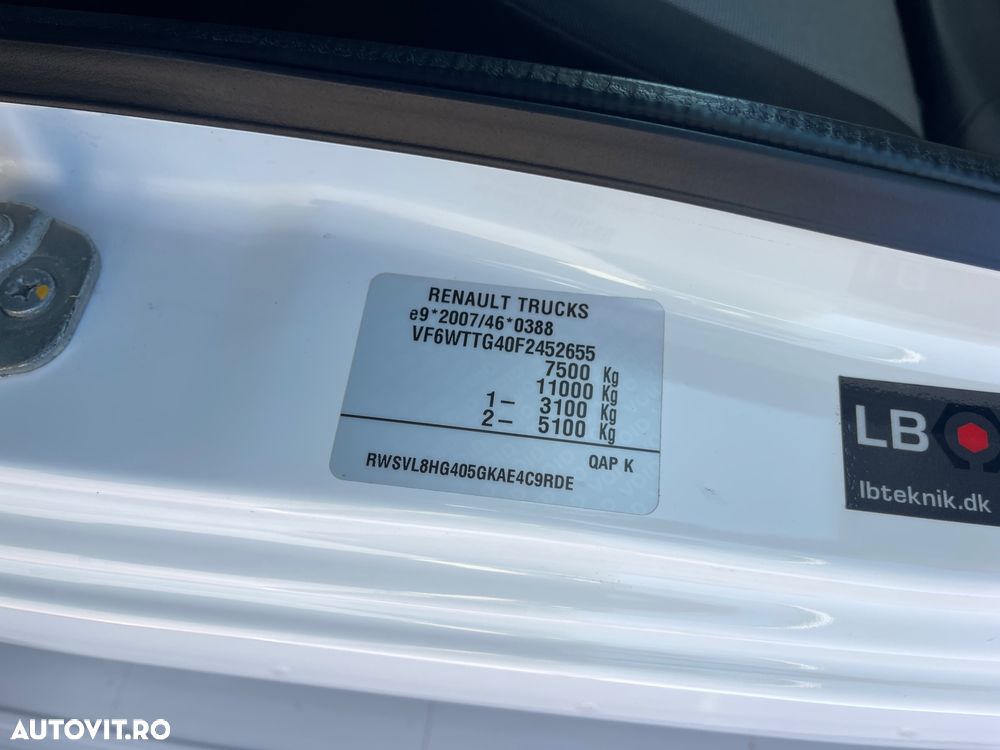 Renault D-Serien  7.5T  3.0D  BASCULABIL - 30