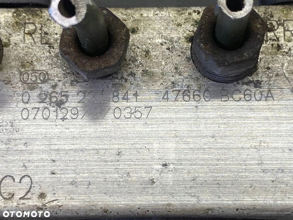 POMPA STEROWNIK ABS NISSAN MICRA K12 0265231841 47660-BC60A - 3