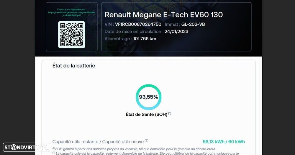 Renault Mégane E-Tech EV60 Evolution ER Optimum Charge - 35