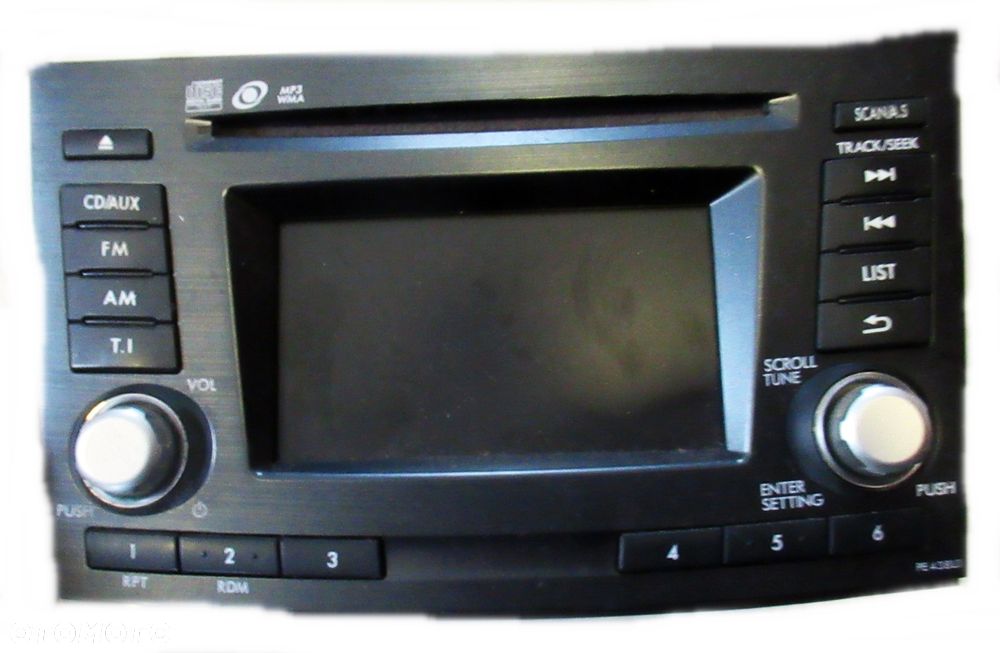 SUBARU OUTBACK RADIO RADIOODTWARZACZ WYŚWIETLACZ CD 86201AJ430 - 1
