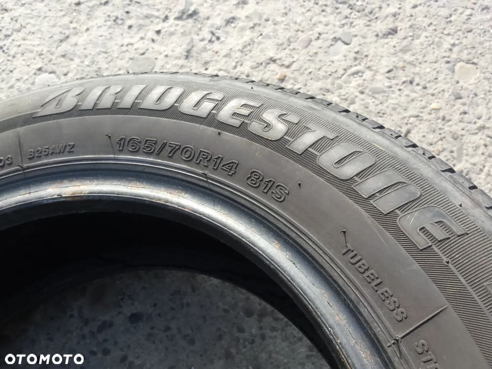 14” - BRIDGESTONE - 165/70 r14 cali - LETNIE Opony  - stan BDB - GWARANCJA ! + Możliwy MONTAŻ !! - 5