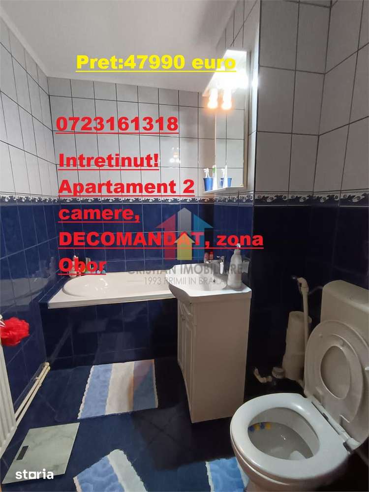 INTRETINUT! Ap 2 camere Decomandat etaj 4, zona Obor — fotografia 1