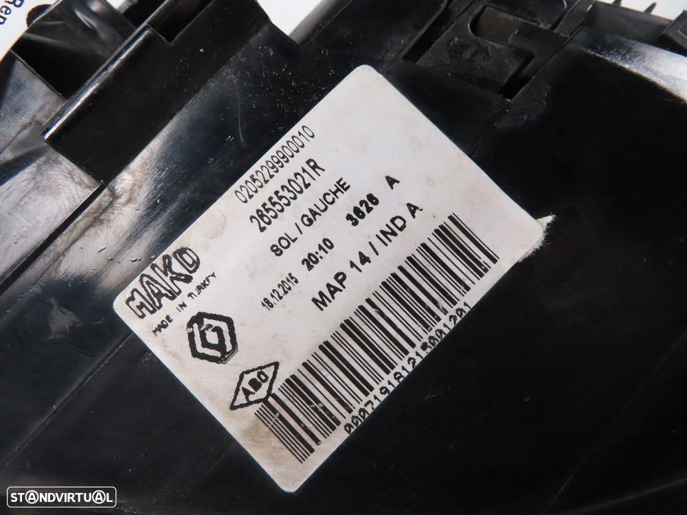 Farolim Esquerdo/Trás Usado / Original RENAULT CLIO IV (BH_) 265553021R - 3