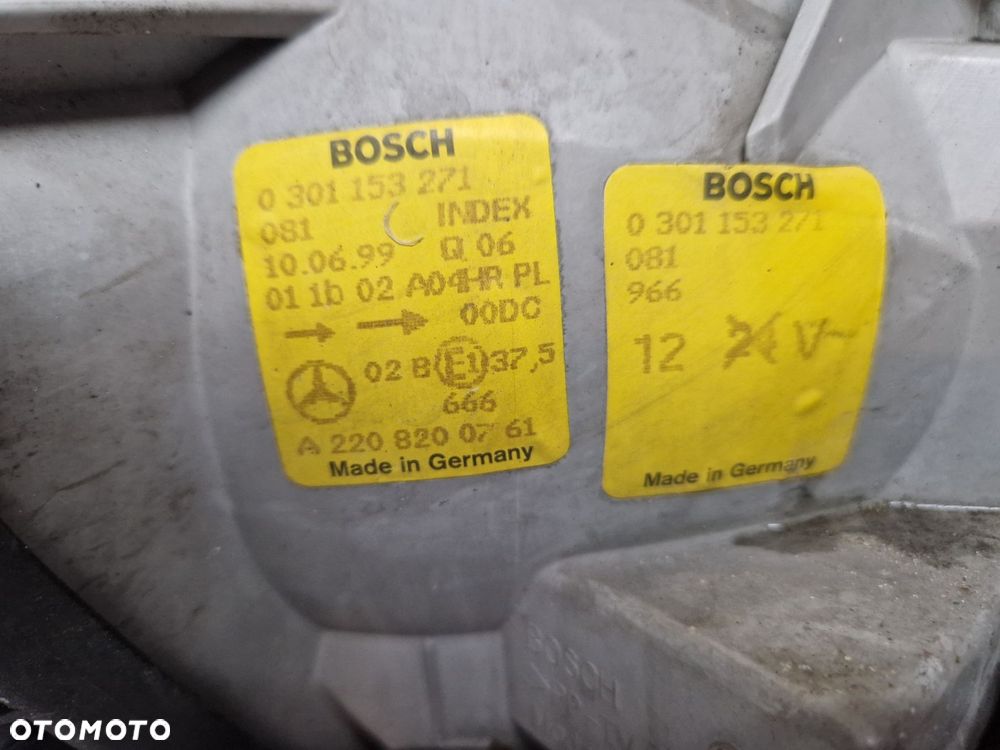 MERCEDES W220 LAMPA LEWA PRZÓD PRZEDNIA EU XENON A2208200761 - 3
