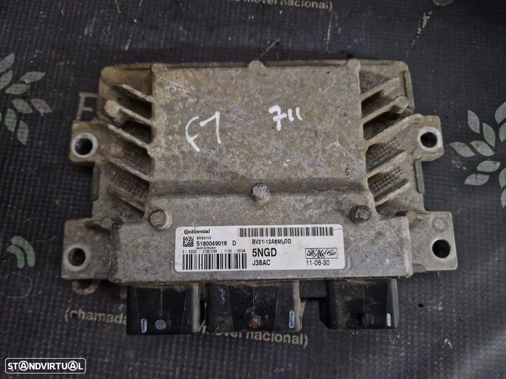 Centralina usada S180049016 D FORD FIESTA VI 1.6 ZETEC CONTINENTAL