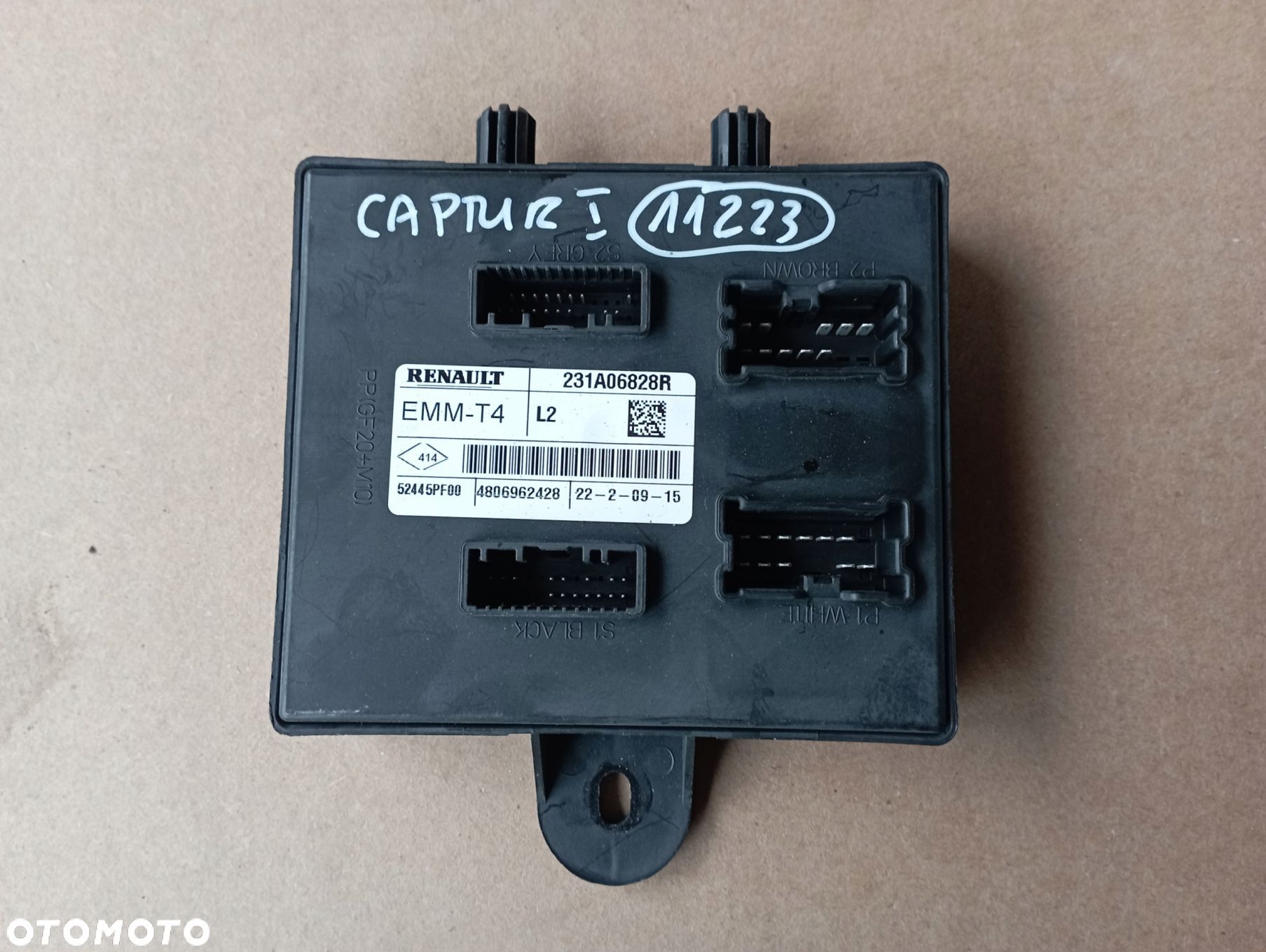 RENAULT CAPTUR STEROWNIK STEROWNIK 231A06828R - 1