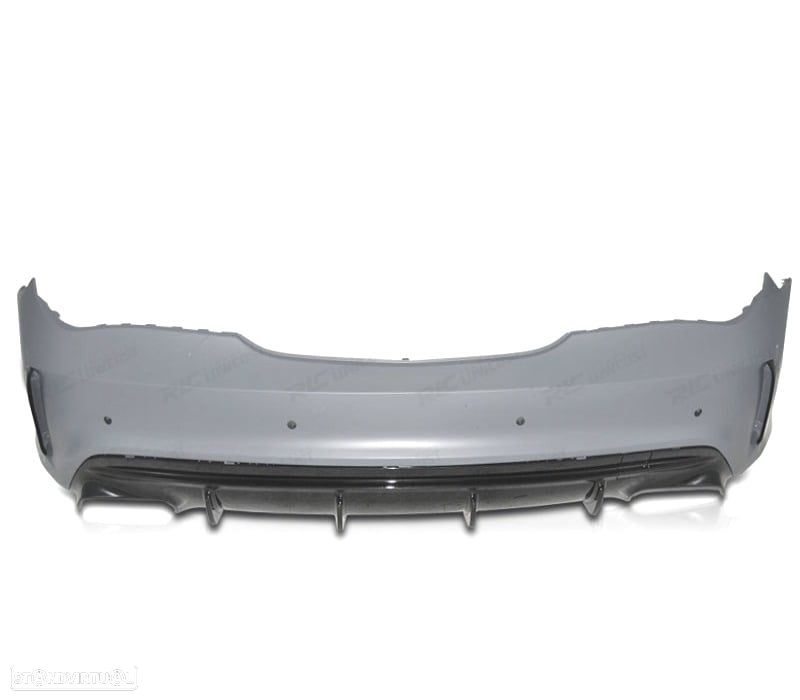 PARA-CHOQUES TRASEIRO MERCEDES CLA C117 13-19 LOOK AMG - 3
