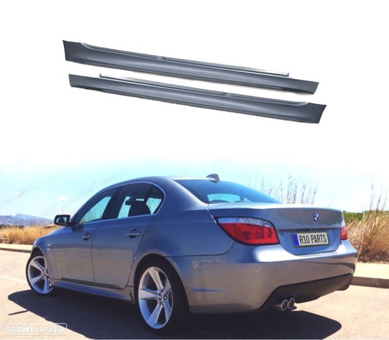EMBALADEIRAS LATERAIS BMW E60 E61 03-10 LOOK M - 1
