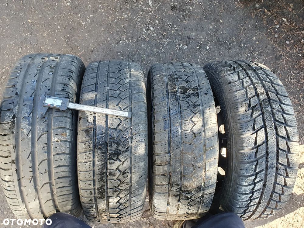 VW AG R15 4x KOŁO 5x100 195/55/R15 KOMPLET 4 KÓŁ ORYGINALNE FELGI 15 6J ET43 6Q0601027B - 11