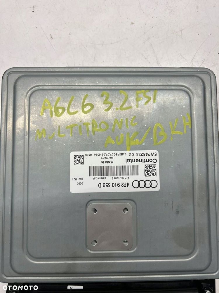 4F2 910 559 D Sterownik silnika 3.2 FSI Audi A6 S6 C6 4F - 1