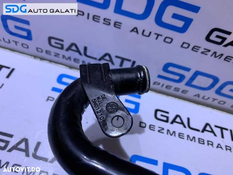 Conducta Teava Apa Lichid Racire Motor Skoda Yeti 2.0 TDI CFHA CFHF CFHC CFJA CLCA CLCB 2010 - 2018 Cod 5N0121065 [M5560] - 4