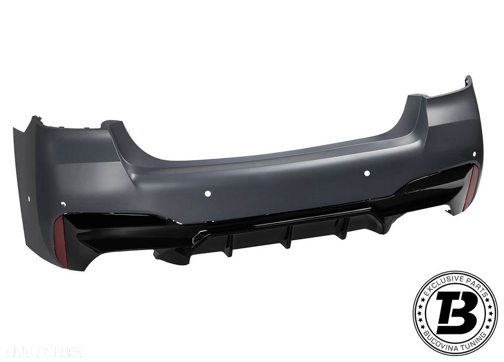 Pachet Exterior compatibil cu BMW Seria 5 G30 conversie la G30 LCI M5 Design - 10