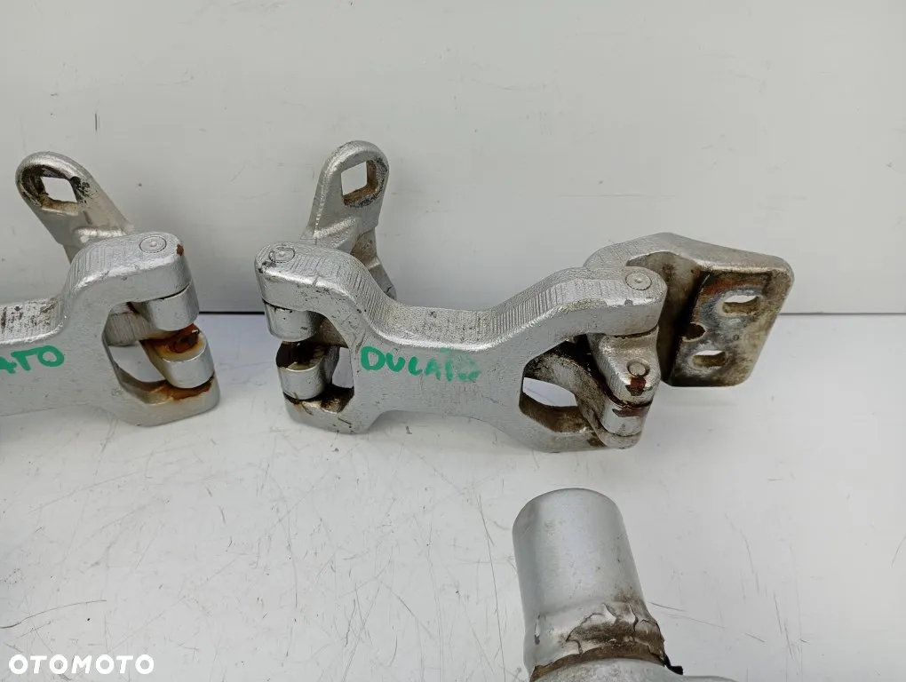 Zawias Drzwi Tylny Prawy Lewy Tył Zawiasy 270 Stopni Fiat Ducato Jumper Boxer III 2006-2024 Komplet - 3