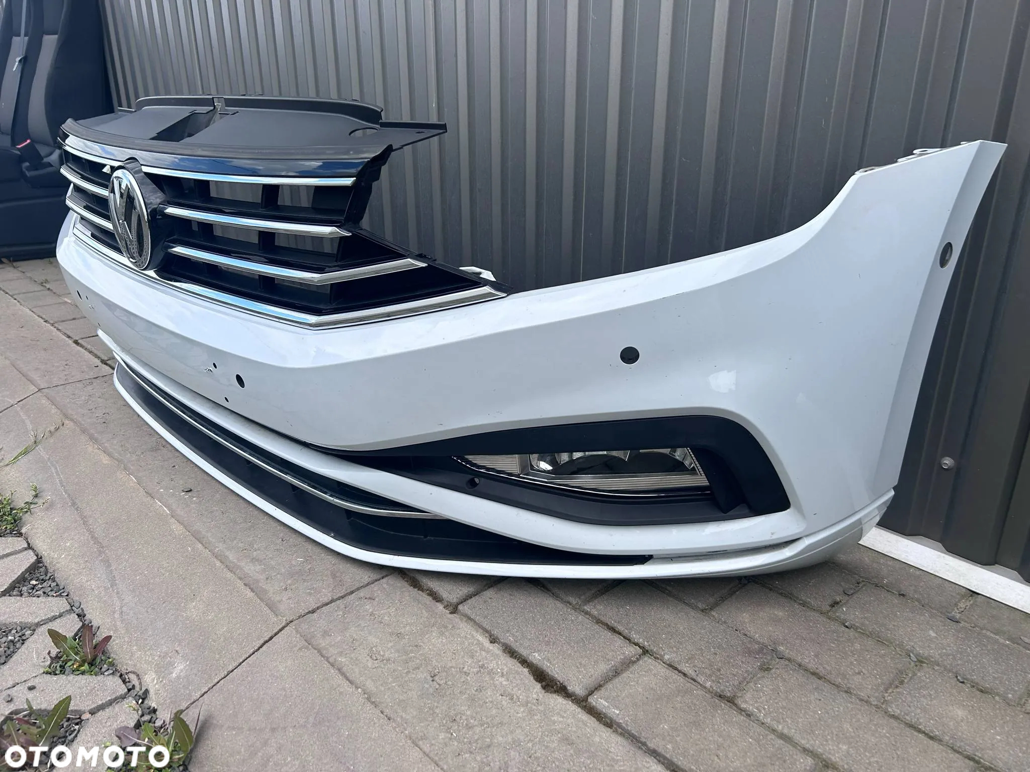 Vw Passat B8 Lift Zderzak Przód Przedni Kompletny 6xPDC LS9R - 4