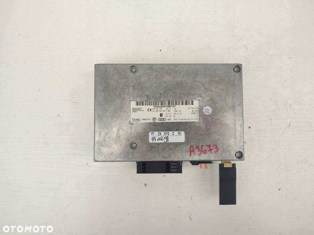Moduł sterownik BLUETOOTH AUDI A6 C6 4E0862335 - 1