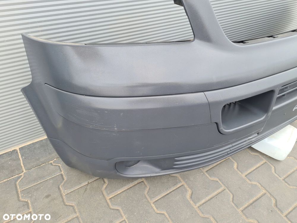 VW T5 TRANSPORTER zderzak przód czarny STRUKTURA - 2