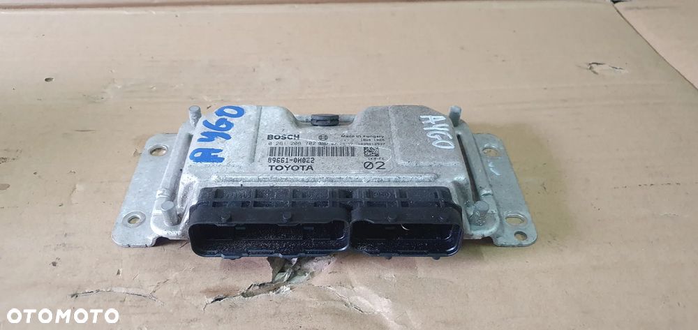 Komputer sterownik silnika Toyota Aygo 1.0 89661-0H022 0261208702 - 2