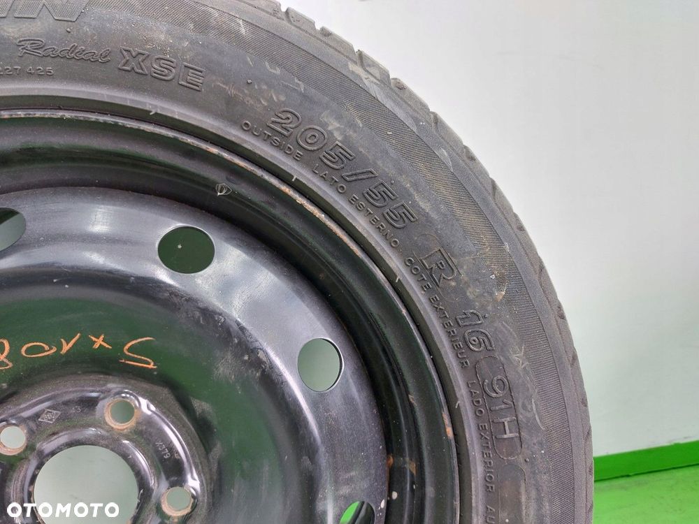 Koło zapasowe normalne FELGA STALOWA Renault Laguna II 5X108 6J 16 ET 50 - 5