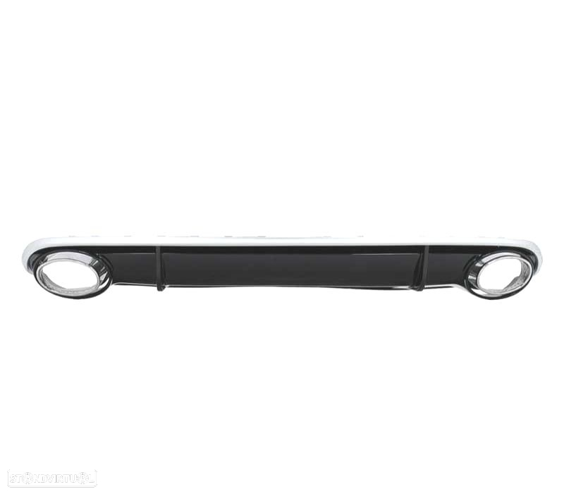 DIFUSOR TRASEIRO AUDI A4 B8 07-11 LOOK RS4 - 3