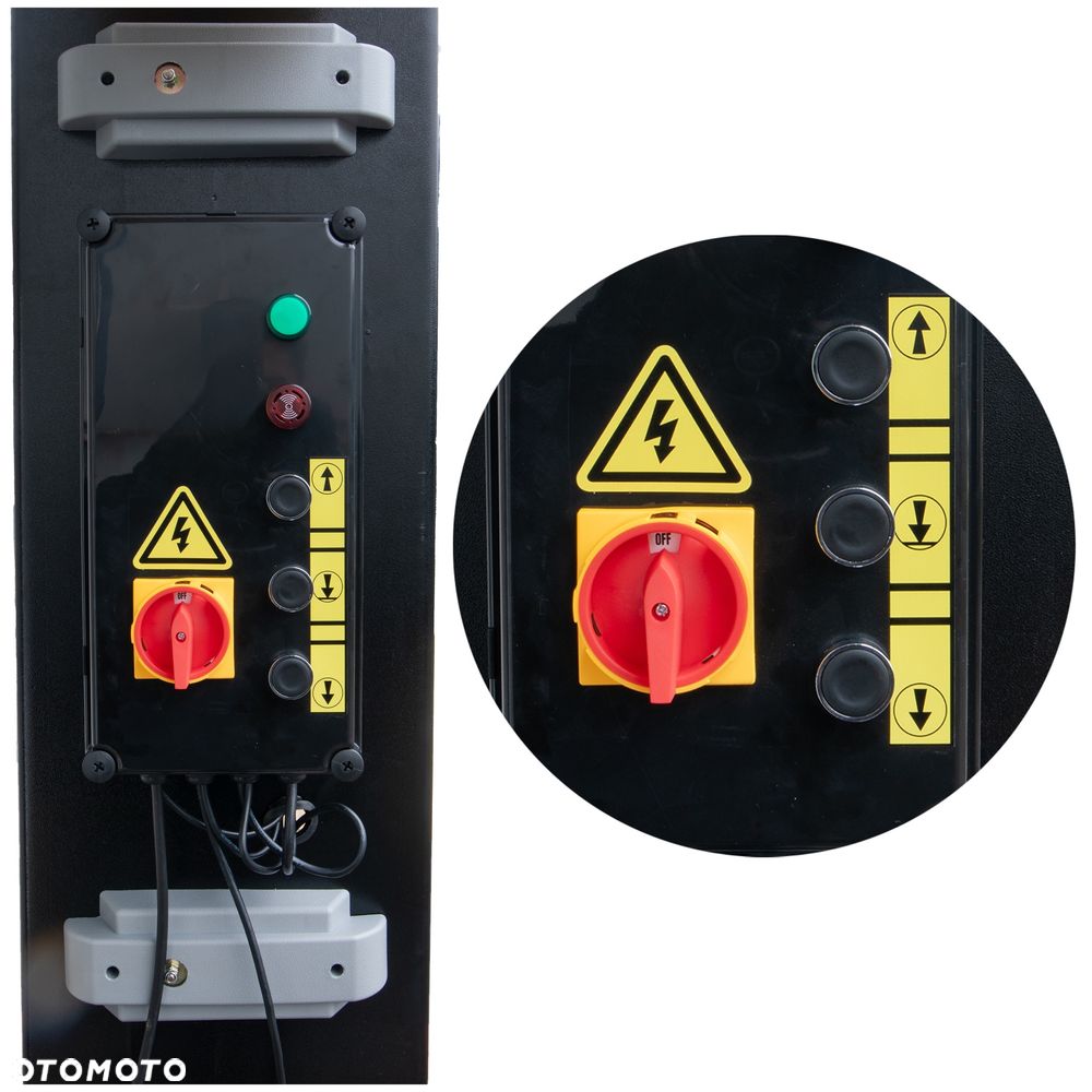 Podnośnik Jednokolumnowy Mobilny ETGE- 2800LIFT Pełny Automat Udźwig 2800KG - 3