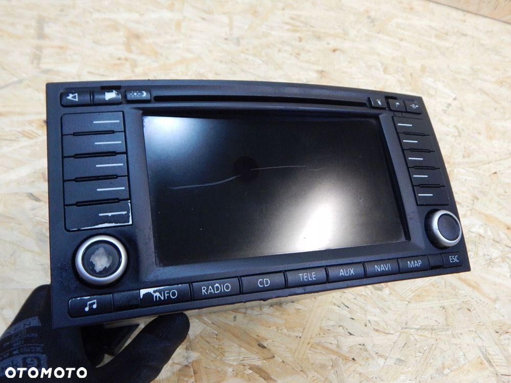vw t5 multivan radio cd navi 7h0035191 uszkodzone - 3
