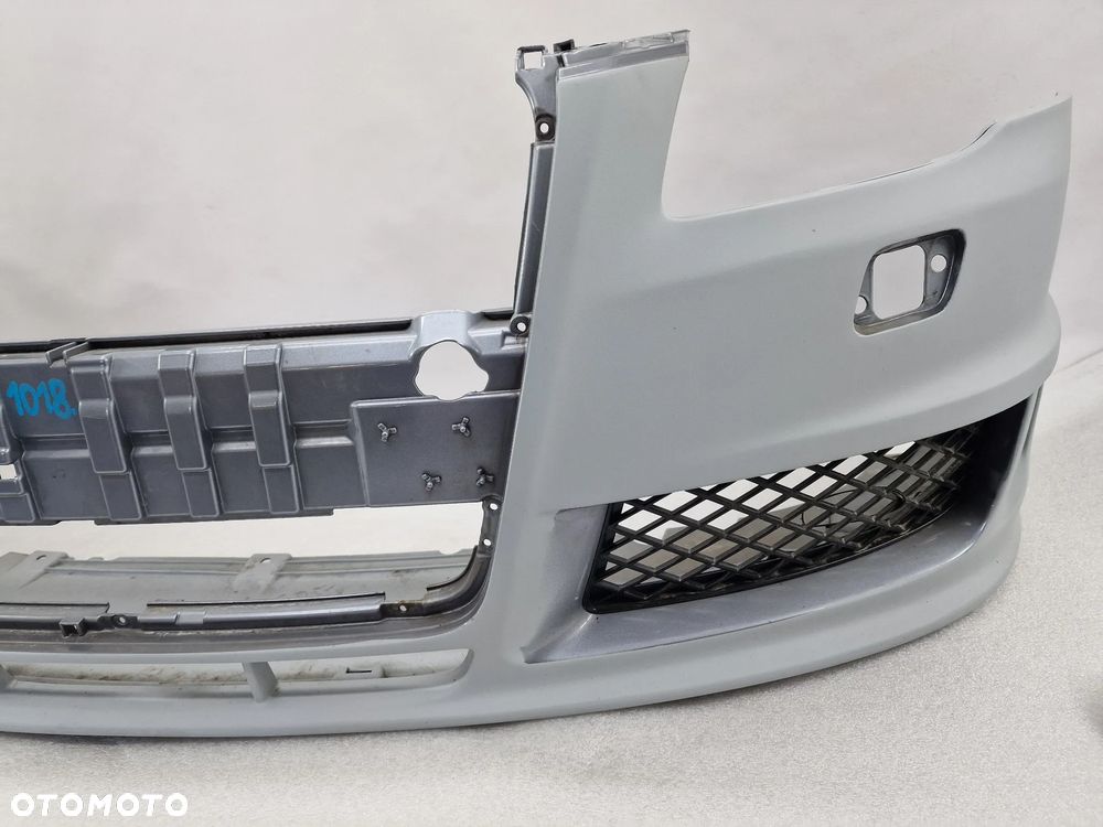 AUDI A4 / S4 / RS4 S-LINE DTM 04- ORYGINALNY ŁADNY ZDERZAK PRZEDNI PRZÓD + ŚLIZGI + KRATKA BOCZNA LEWA , NR 8E0807437ALK , NR AUKCJI NZ1018 - 11