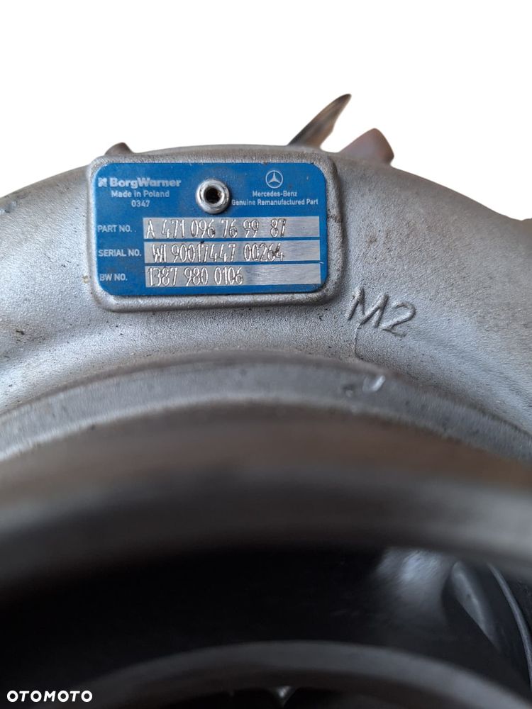 TURBOSPRĘŻARKA TURBINA MERCEDES MP4 MP5 - 4