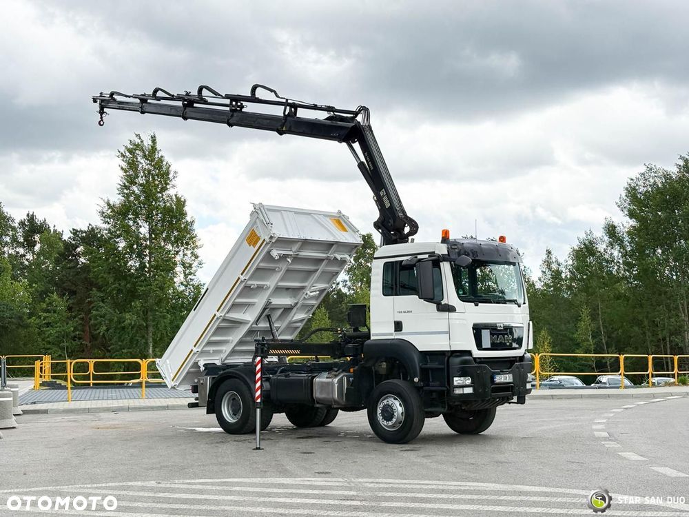 MAN TGS 18.360 4x4 HIAB 144 E-4 HDS Żuraw Wywrotka - 3