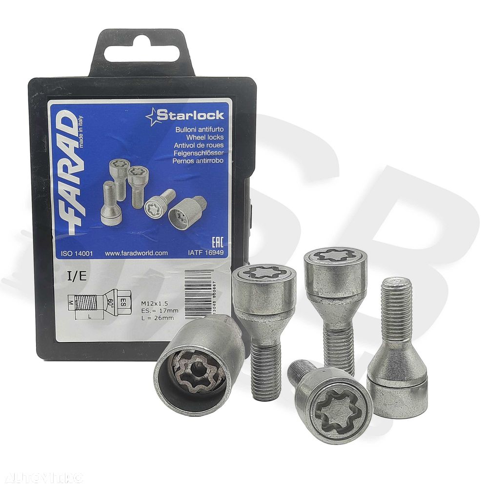 Set prezoane antifurt Starlock M12x1.5 BMW - 2