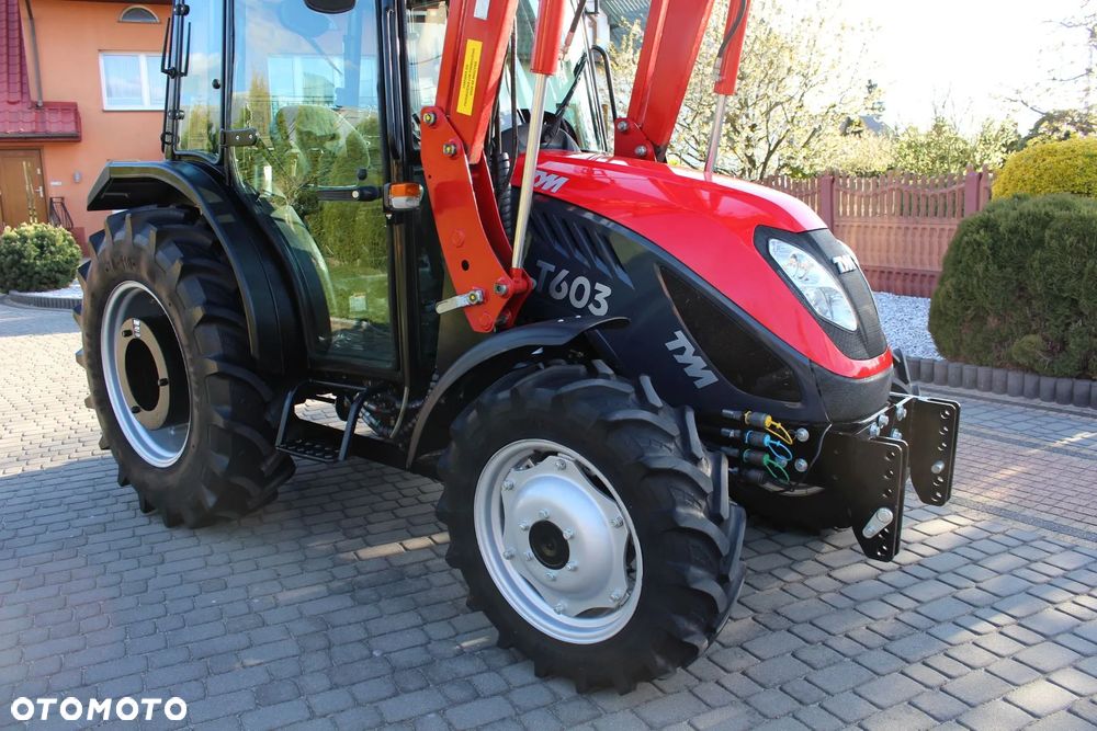 TYM T603 POLSKA AGROMA / NISKI PRZEBIEG / ŁADOWACZ CZOŁOWY / PRZEDNI TUZ / KLIMATYZACJA / 3512 / 2812 / URSUS / FARMTRAC / ARBOS / LOVOL / - 9