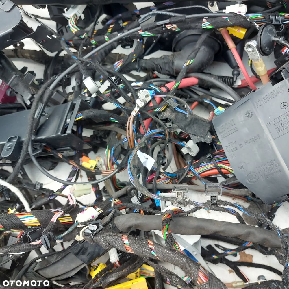 INSTALACJA KABINOWA KABINY KOMPLETNA PRZOD TYL MERCEDES E W213 SEDAN ORYGINAL DEMONTAZ WIAZKA PRZEWODY - 13