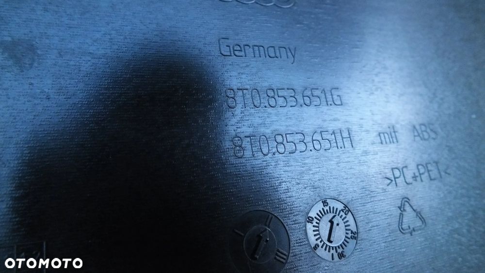 Atrapa zderzaka Audi A5 8T 0853651G - 7
