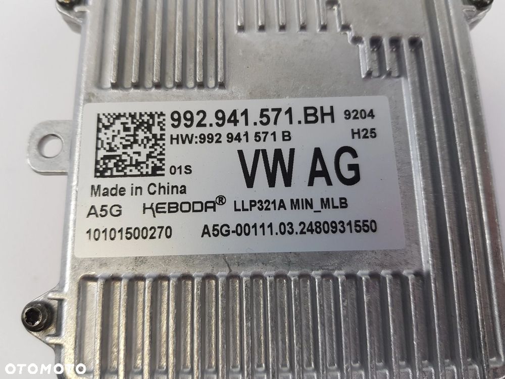 NOWA Przetwornica moduł lampy led matrix PORSCHE CAYENNE 9Y CARRERA 911 992941571BH - 4