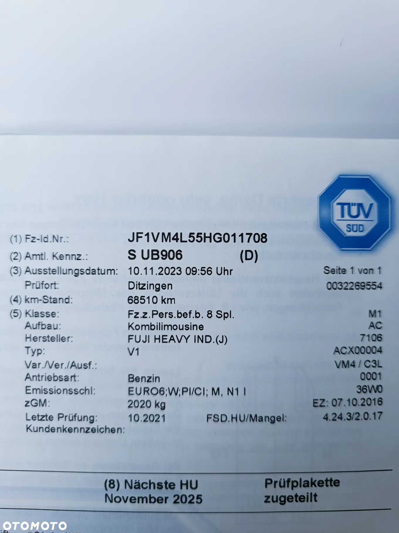 Subaru Levorg 1.6 GT-S Comfort (EyeSight) CVT - 28