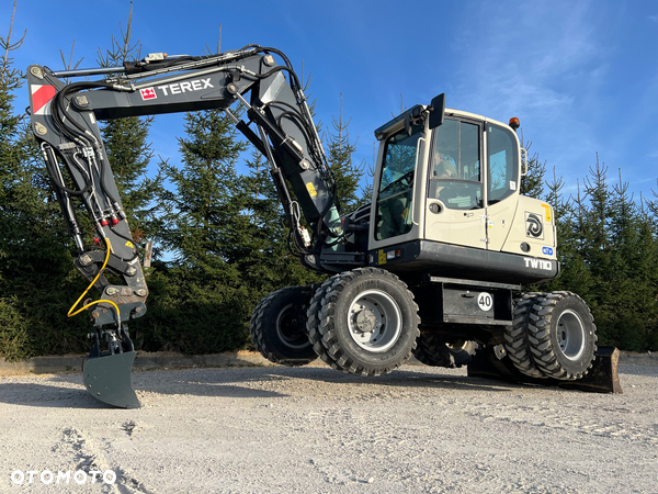 Terex Koparka kołowa TEREX TW110 3x łamane ramię TRIOLE BOOM wersja SPEED 4x4x4 2biegowa 40km/h 1 wł kpl dokumentów KLIMATYZACJA 11ton 4xoś skrętna TW 110  centr smarowanie Cat 313 DEUTZ Volvo Schaeff Jcb